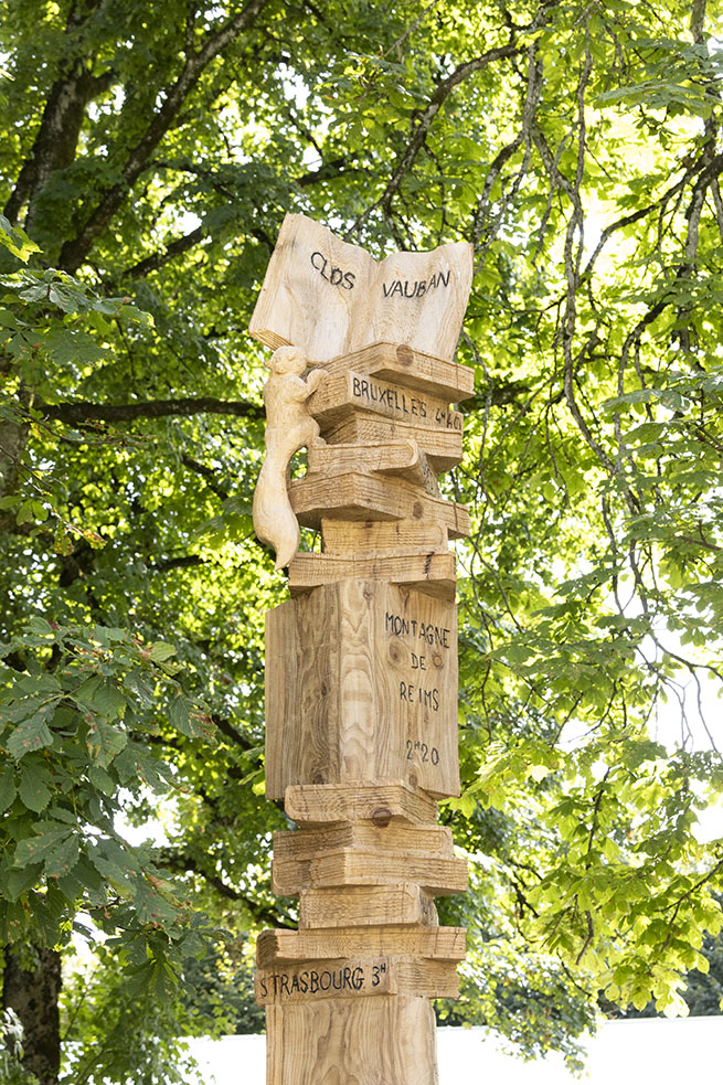 Clos Vauban - Environnement - Sculpture Bois